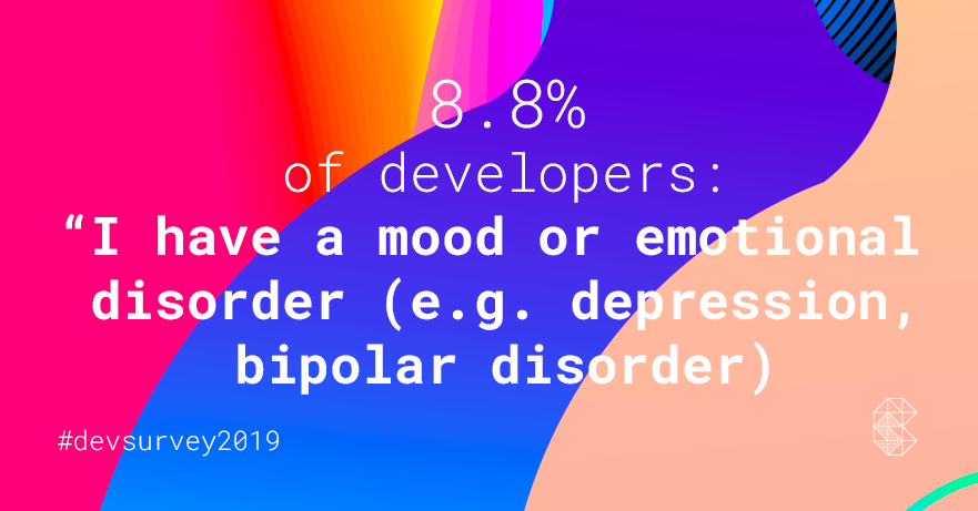 CodeBEAMio's tweet photo. Do you think mental health is discussed enough at developer workplaces and even at developer conferences? What can we do to make mental health discussions commonplace? #WorldMentalHealthDay #devsurvey2019 https://t.co/nPNkOfz9IF