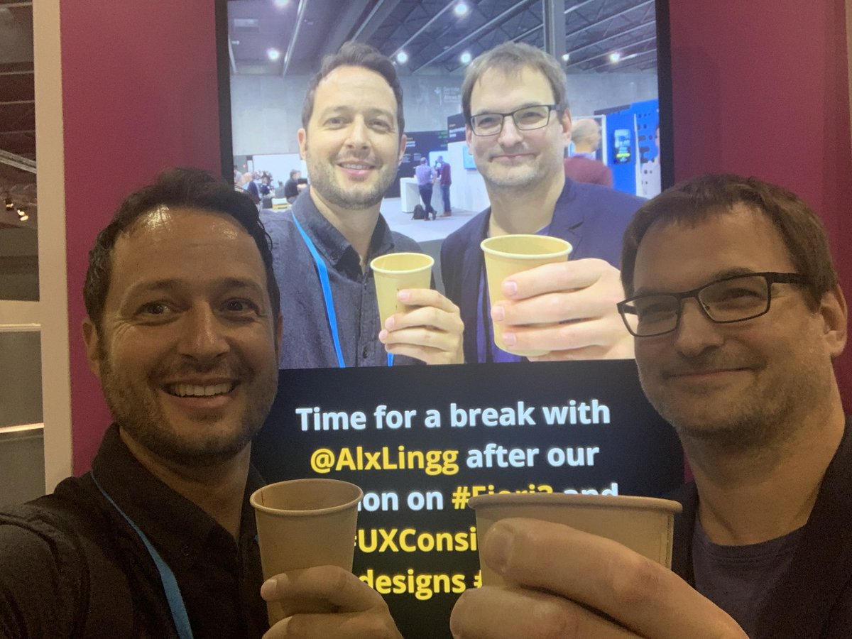 frdrcbrg's tweet image. Work hard, play hard at #SAPTechEd together with @AlxLingg #recursionftw #inception @SAP_designs