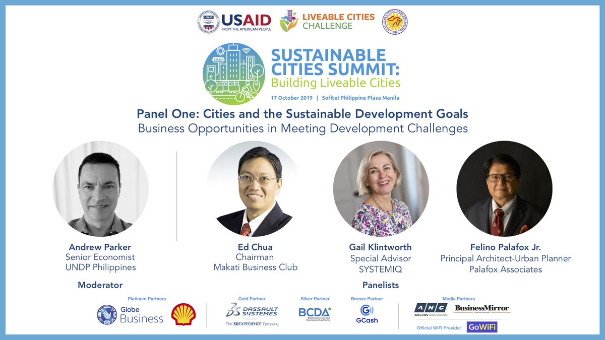 liveable_ph's tweet photo. How can our cities help us meet SDG goals? #SustainableCitiesSummit2019 #LiveableCitiesPH https://t.co/iqw7fkXGGP