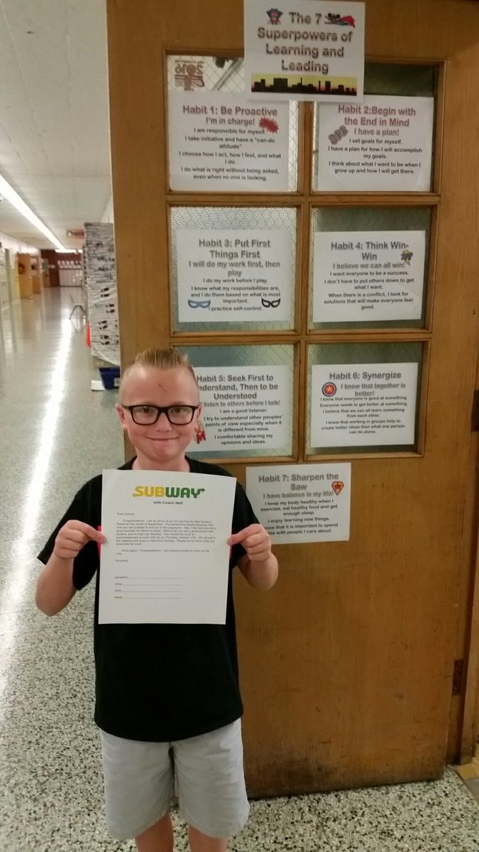 Never a cloudy day in room 205 when Connor H. is around.  Always SHINING!  Congratulations on earning STAR Student for the month of September.  Well deserved.<a href="/neffst205/">Coach Neff</a>.<a href="/PCSDpleasantval/">PCSD Pleasant Valley</a> .