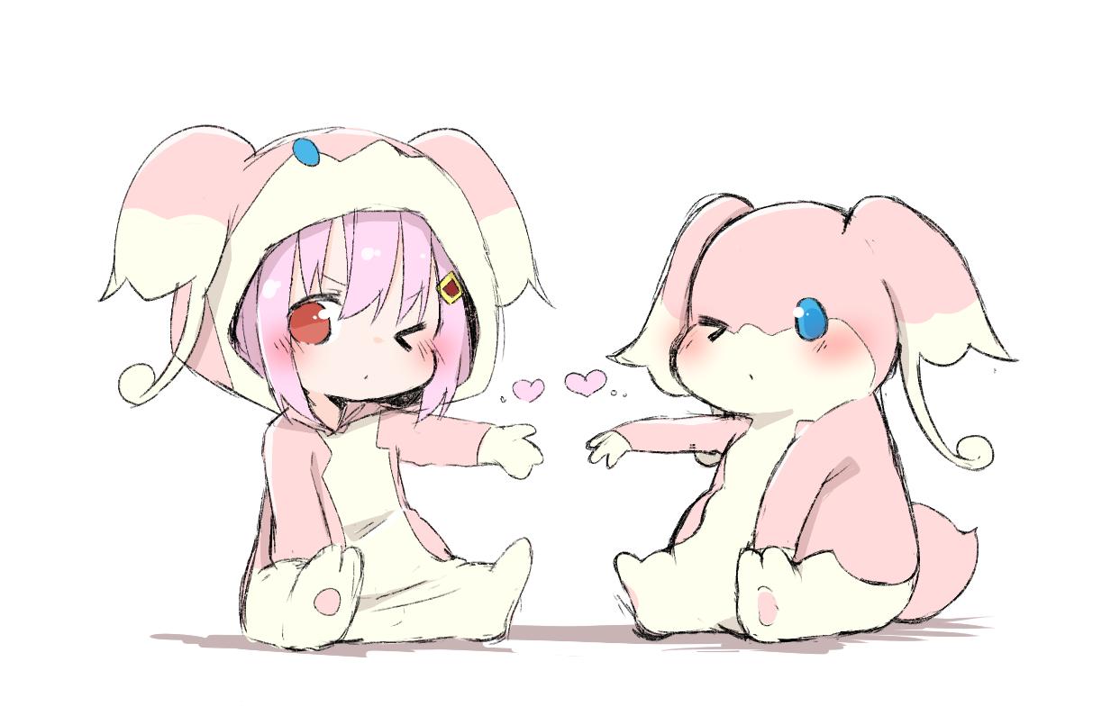 ぐらんつ お題箱 ポケモンのタブンネをお願いします 投げキッスしているところを描いてほしいです お題箱 投げキッスするタブンネを どうかお願いします お題箱 スレッドで見かけました タブンネ着ぐるみのぐらたんちゃんとヌメルゴン着ぐるみの