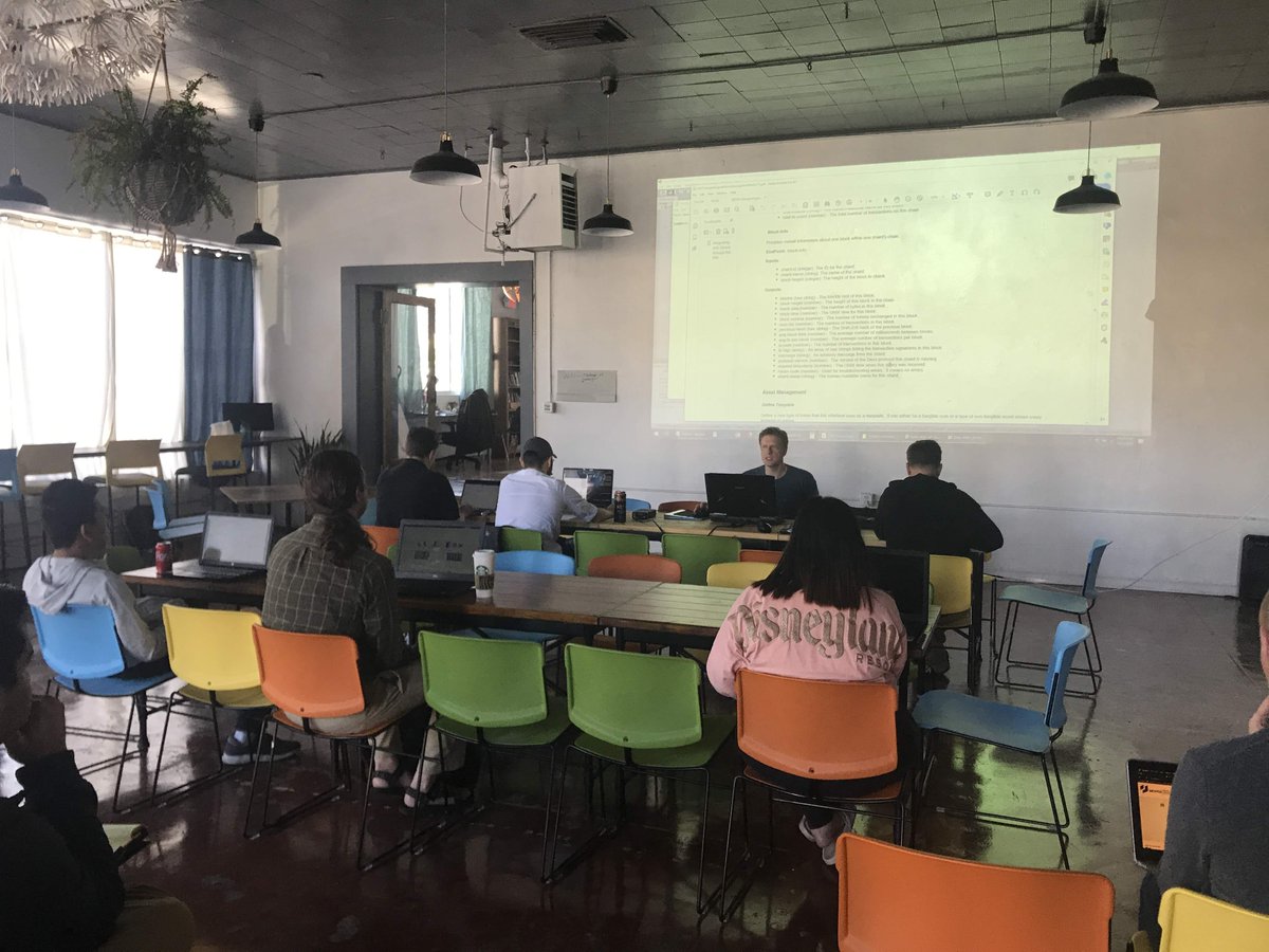 DeepDiveCoding's tweet photo. Huge thank you to Tom and Nick from @devvioinc for hanging out with us this weekend and letting us use your awesome #blockchain service. #codeathon #dev #devvio #deepdivecoding https://t.co/GBW6AxZ45G