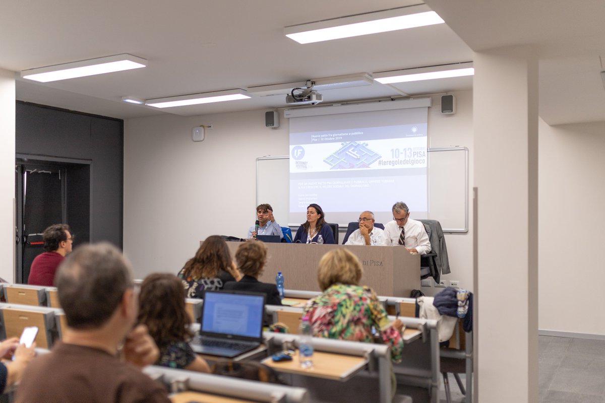Internet Festival (@internetfest) on Twitter photo Tornare a far crescere il valore sociale del giornalismo è uno dei temi della giornata inaugurale di #IF2019. Si è parlato de #leregoledelgioco per un nuovo patto con il pubblico insieme a Carlo Sorrentino, <a href="/marcoprat/">marco pratellesi</a> e <a href="/srgspl/">sergio splendore</a> <a href="/braccialer/">Roberta Bracciale</a>.
#IF2019 è #DigitalFairPlay! Tornare a far crescere il valore sociale del giornalismo è uno dei temi della giornata inaugurale di #IF2019. Si è parlato de #leregoledelgioco per un nuovo patto con il pubblico insieme a Carlo Sorrentino, <a href="/marcoprat/">marco pratellesi</a> e <a href="/srgspl/">sergio splendore</a> <a href="/braccialer/">Roberta Bracciale</a>.
#IF2019 è #DigitalFairPlay!