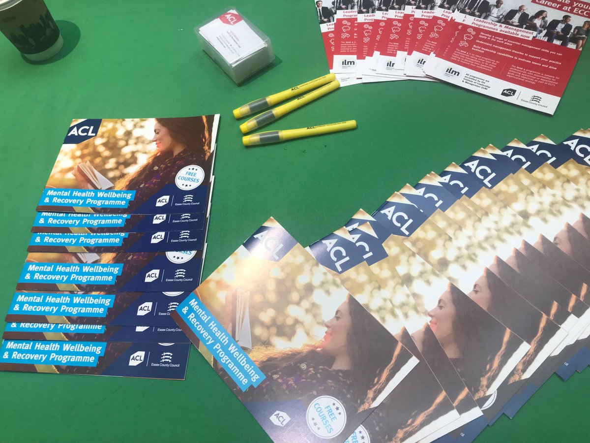 Our #WorldMentalHealthDay event here at ECC was a great success, promoting #MentalHealth wellbeing &amp; awareness. With stands by <a href="/ACLEssex/">ACLEssex</a> about the Free Mental Health Recovery Programme course, <a href="/parkrunUK/">parkrun UK</a> &amp; the Mental Health &amp; Wellbeing Team there to offer their support &amp; advice