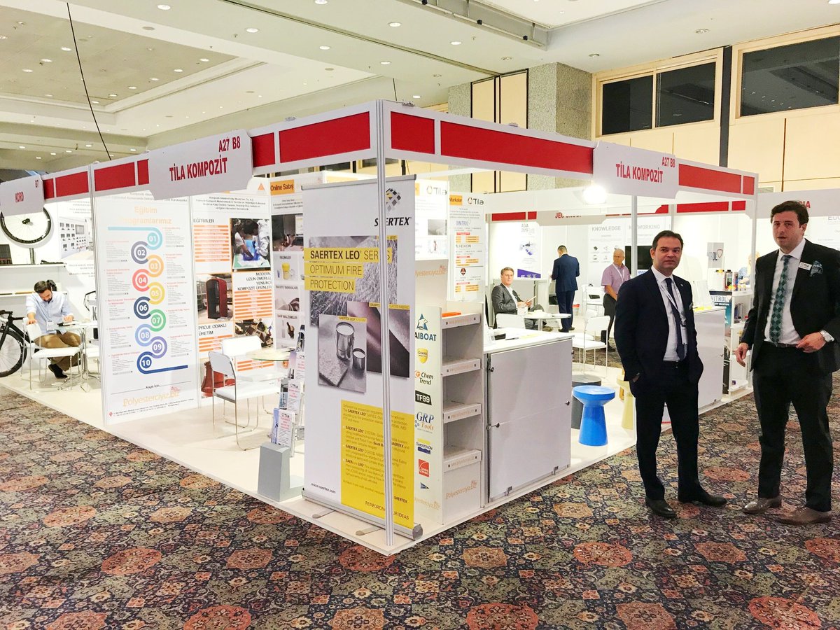 Today it’s showtime for SAERTEX again!
Together with our local partner <a href="/TilaKompozit/">Tila Kompozit</a> we are participating at TURK KOMPOZIT (Istanbul) from 10 – 12 October. Our colleague Lionel Tourtour represents SAERTEX and he is looking forward to your visit at booth A27 B8.
#turkkompozit2019