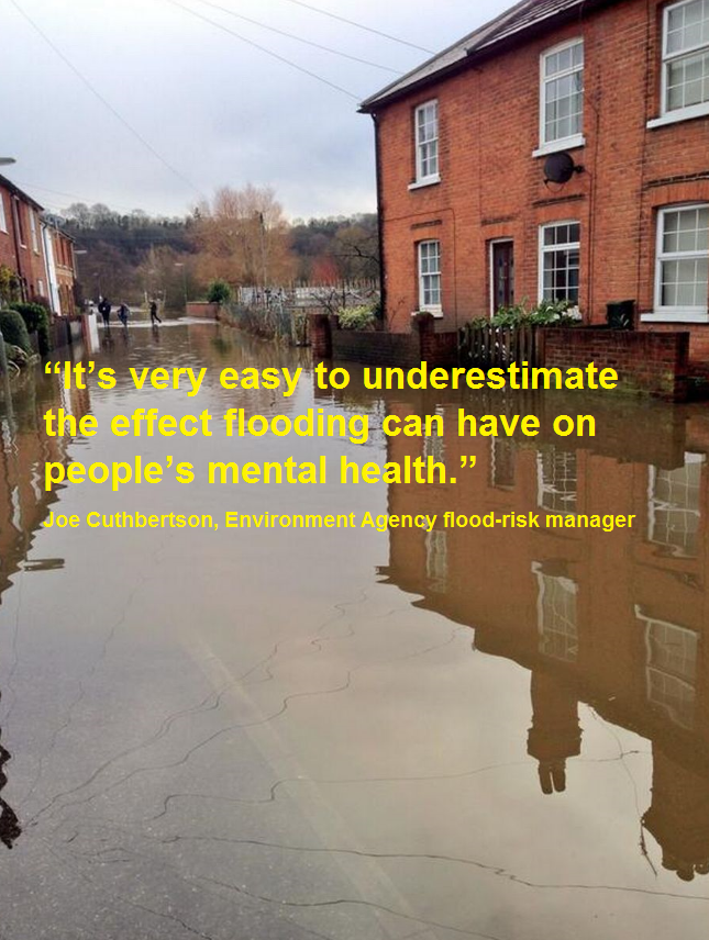 EnvAgencySE's tweet photo. If your home or business floods, yes, there's the physical damage, the cost and chaos...

...but what about the mental strain?
#WorldMentalHealthDay2019 #MentalHealthAwarenessDay #ItsOkNotToBeOk #WMHD2019 #floodaware 

#Godalming in 2013 https://t.co/unRTUlJuV4