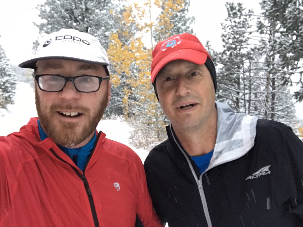 kyleRrobidoux's tweet image. Beautiful run w/ @lord_balls Craig. 1st time as #sightedguide &amp;amp; we got to play in the snow!