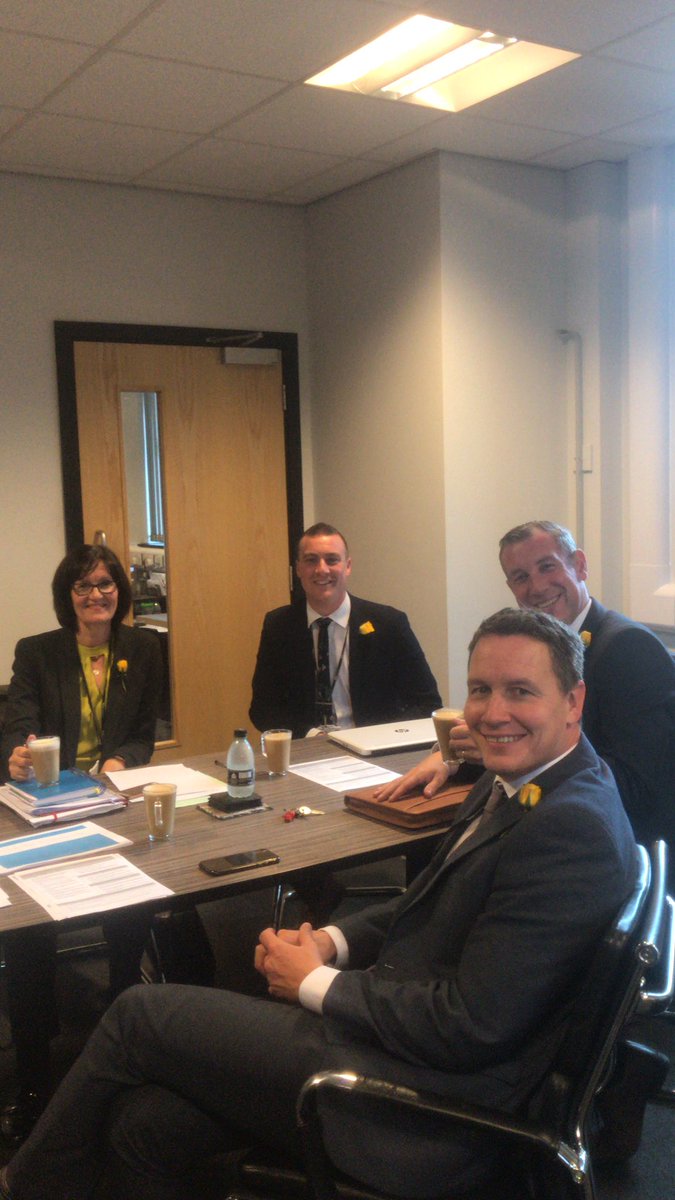 #MentalHealthAwarenessDay SLT meeting with coffee! #perfect