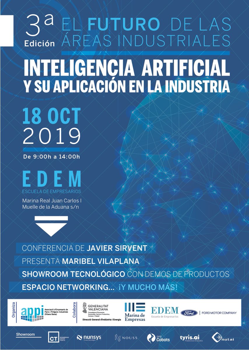 nutai_com's tweet photo. Nos vemos la próxima semana en el evento organizado por @AppiAlmussafes donde compartiremos nuestra experiencia en Inteligencia Artificial y Robótica Colaborativa. 
Os esperamos! Link tickets https://t.co/cuUFJrJwFk https://t.co/73razUHQQQ