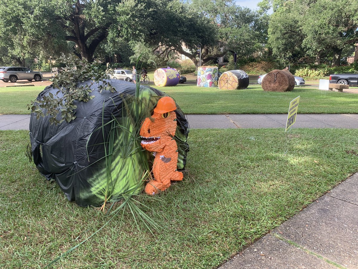 Stacia Haynie Thank You Amy And The Lsucollegeofag For Inviting Me To Be One Of The Judges For The What The Hay Bale Decorating Contest For The College Of Agriculture