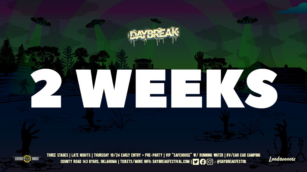 DaybreakFestOK's tweet photo. 🚨🚨🚨 https://t.co/rAXiACMdd7