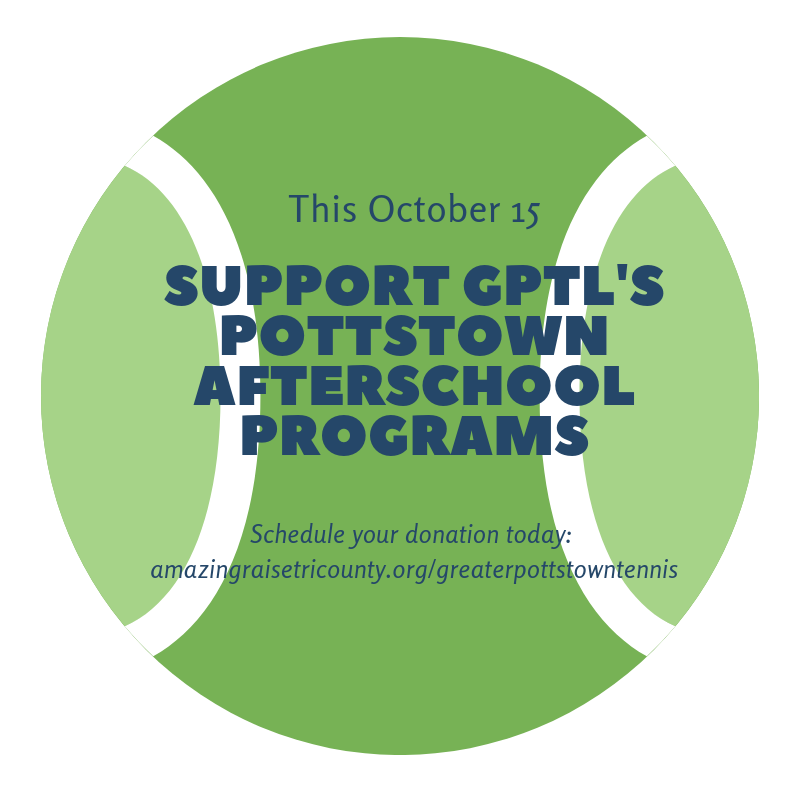 GPTL is participating again this year in the Amazing Raise.  Schedule your donation today and support our goal of providing all Pottstown students with access to FREE afterschool programming. 

amazingraisetricounty.org/greaterpottsto…