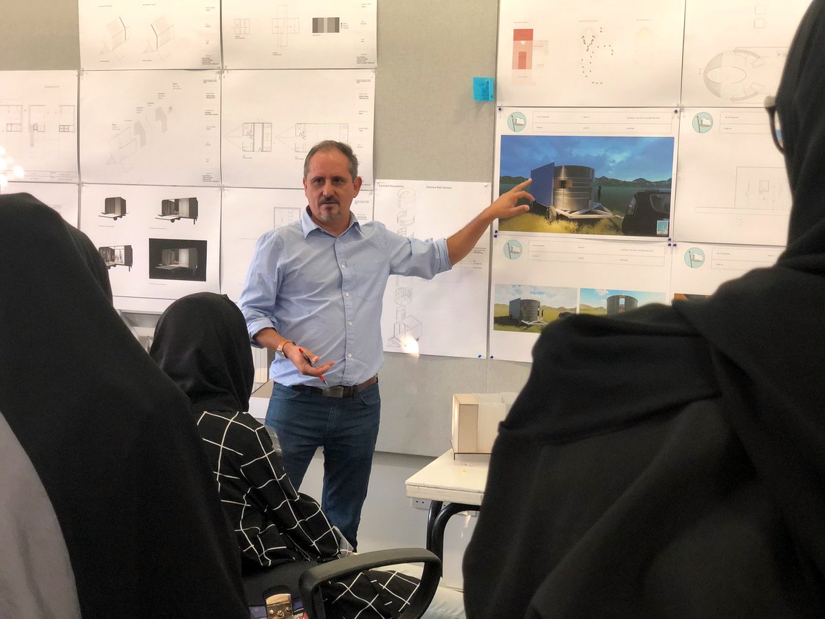 hardmood's tweet image. Driving back to @NYUAbuDhabi from the #designbuilt review at @AUSharjah   We are having an amazing collaboration to design and build a mobile plastic lab. I am happy to be part of this!