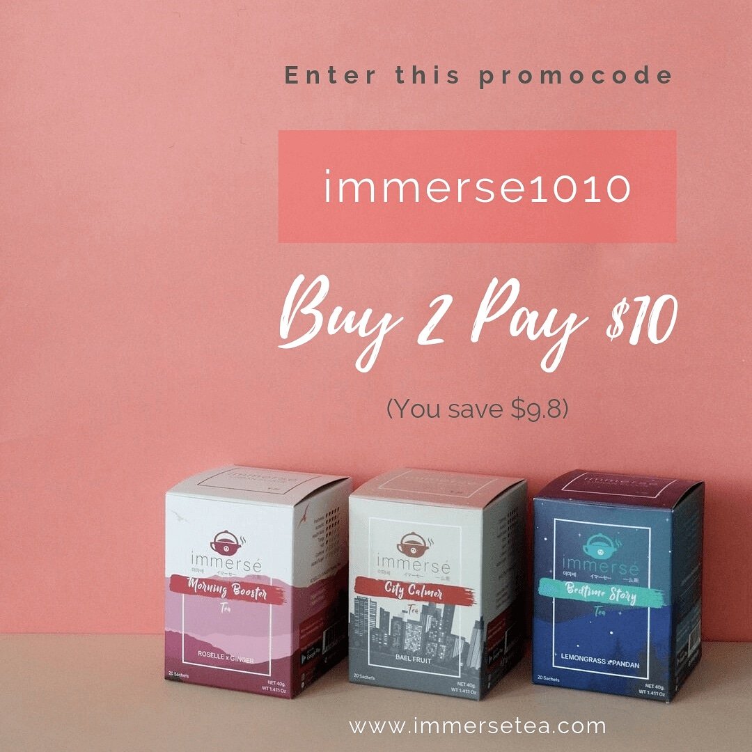 immersetea's tweet photo. Last chance! Buy 2 boxes and pay only $10!⁠

Go https://t.co/Sn2RGu5aDy⁠

#1010 #tenten #dec10 #promotion #onlineshopping #buyherbalteaonline #buyherbaltea #herbalteaonlinestore #herbaltea #promo #promocode #offer #shopping  #onlinestore #onlineshop #tea #ThaiTea #immersetea https://t.co/rin2MG5edQ