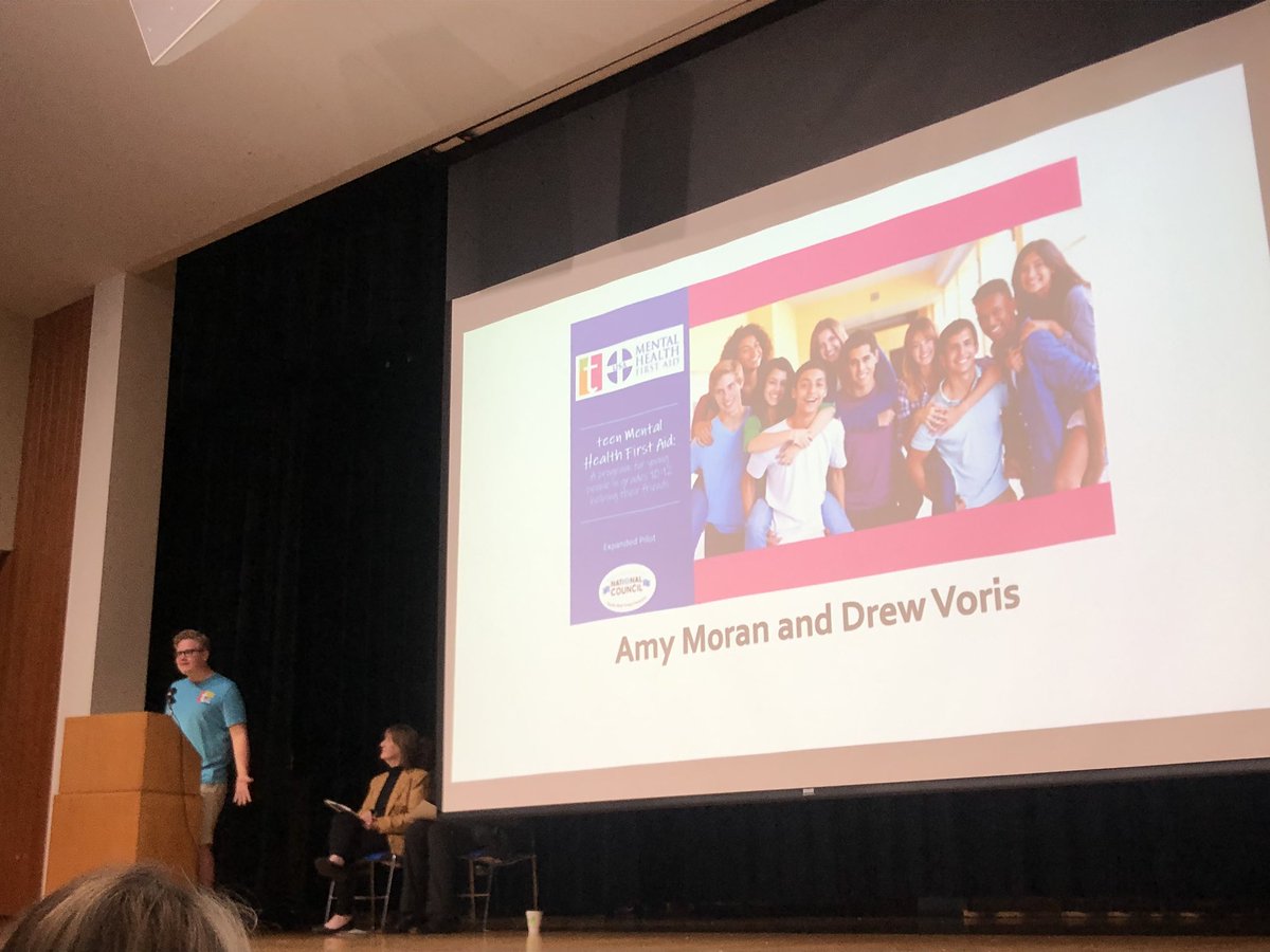 jamiefromSGF's tweet photo. Proud to be one of only 8 school locations nationally to partner with @MHFirstAidUSA @KickapooChiefs and hear of the impact this making in our schools at today’s #CommunityFocusReport https://t.co/DsMaALBkXj