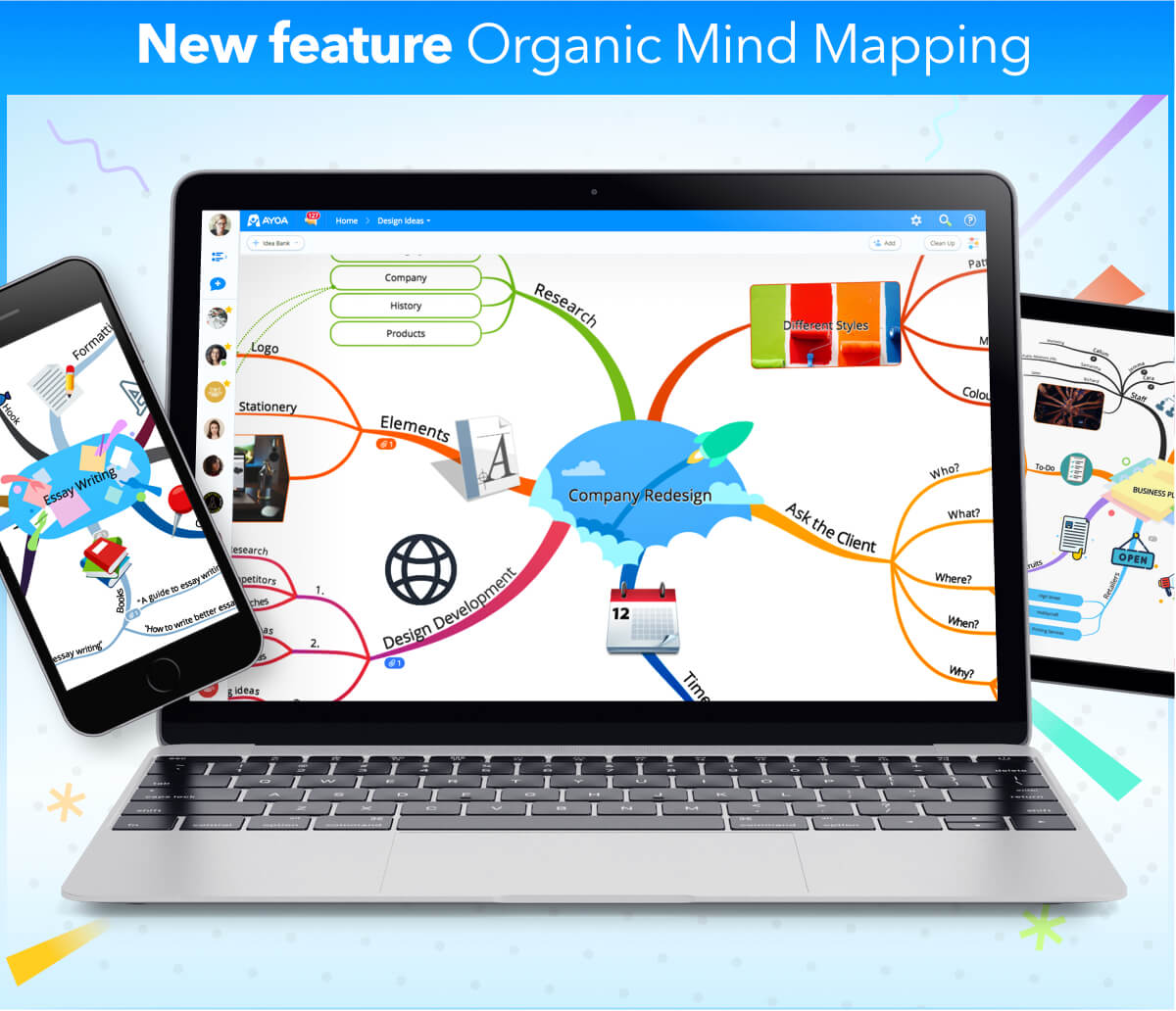 OpenGeniusltd's tweet photo. Introducing the BRAND NEW feature from @OfficialAyoa - Organic Mind Maps ✨

We all strive to be more innovative. Mind Mapping is a powerful way to explore &amp; expand your ideas - and Ayoa helps you bring these ideas to life. 🏆

Discover more here https://t.co/MCn4tupVW0 https://t.co/yyI49saObd