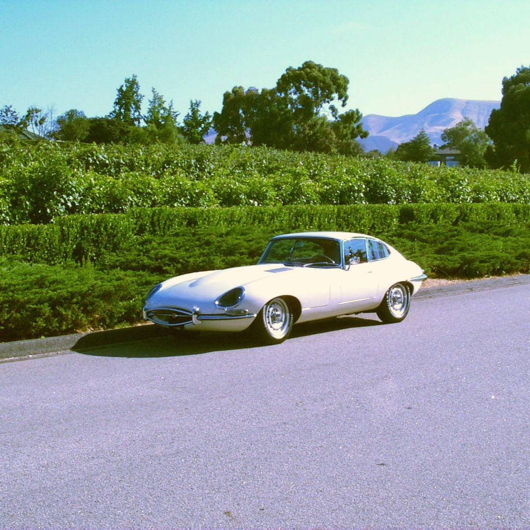 This sleek beauty! #TBT #etype #jaguar #mossmotors #britishcars