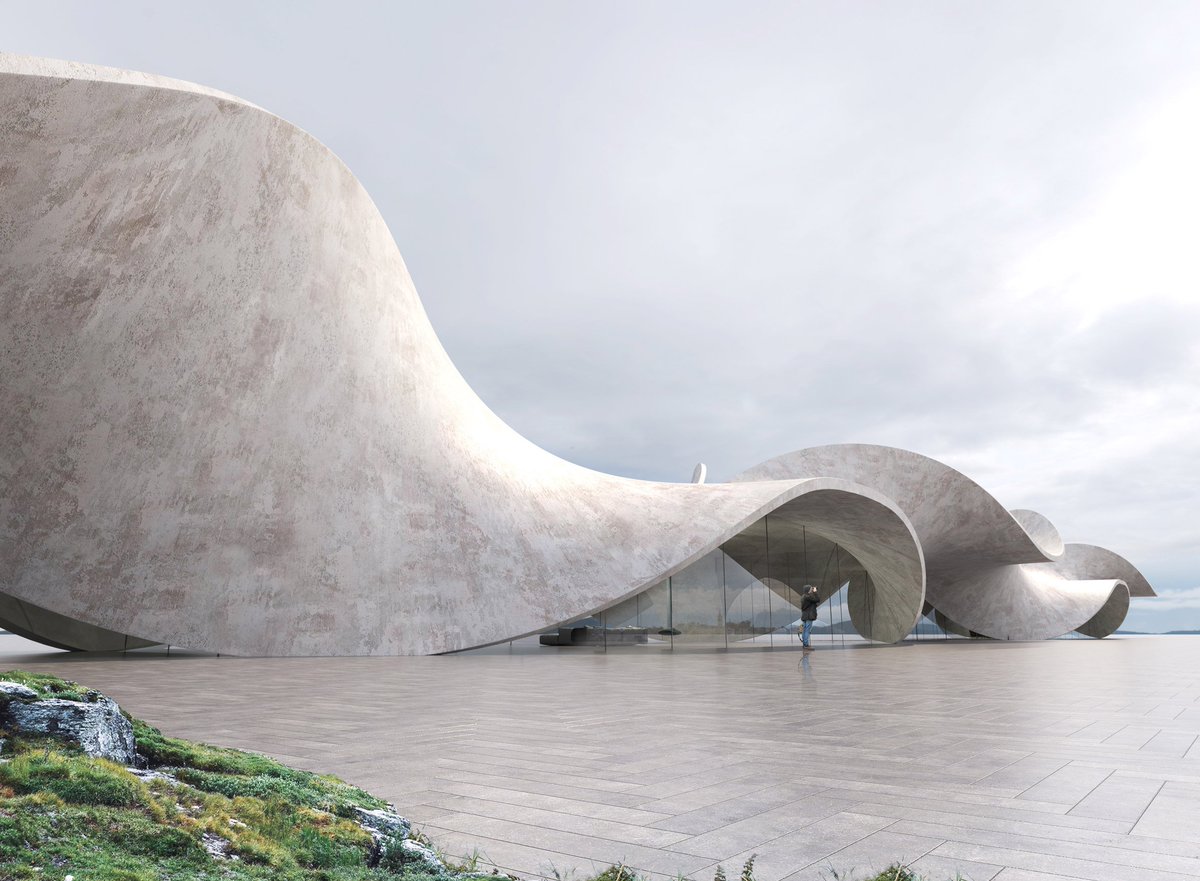 Twine house is topped by a twisting continuous concrete slab: at.dezeen.com/2p85S0n