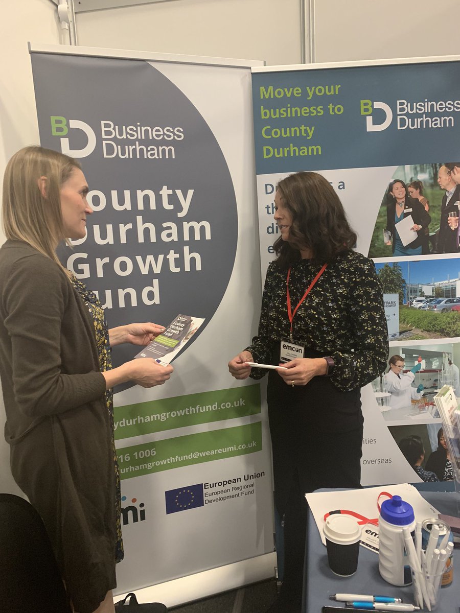 _BusinessDurham's tweet photo. Great day at #EMCON2019 spreading the word about the #CoDurhamGrowthFund.

We help businesses grow by providing funding towards capital investment projects. https://t.co/hsE7XES9sK