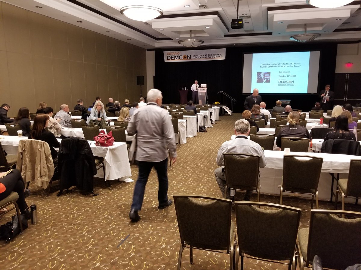 DaveColvinCEM's tweet photo. Great hearing @jimstanton1 talking about #SMEM #FAKENEWS  and current social media impacts in the @realDonaldTrump era #DEMCON19 https://t.co/xdW6wgHJmP