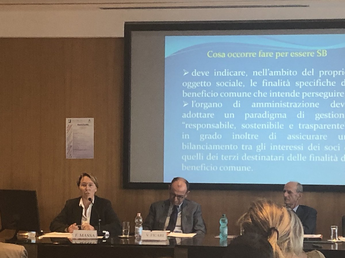 antoncri7's tweet photo. Per essere una #societàbenefit è necessario adottare il paradigma “ #responsabile, #sostenibile e #trasparente per assicurare un bilanciamento tra gli interessi dei soci e gli interessi di beneficio comuni. 
F. Massa @SustainCo 

@Comunica_Media @SPattuglia https://t.co/P410lbjnhj