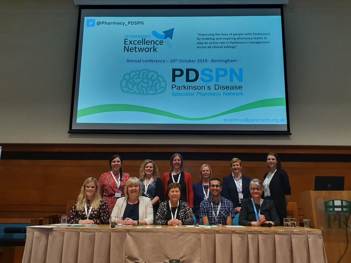 Parkinson's Disease Specialist Pharmacy Network (@pharmacy_pdspn) on Twitter photo What a fantastic day at our 1st conference! Thank all our speakers, sponsors, delegetes and committee for making today a success #teamparkinsons <a href="/ParkinsonsEN/">Parkinson's UK Excellence Network</a> <a href="/ParkinsonsUK/">Parkinson's UK</a> <a href="/vivhorton/">Viv Horton</a> <a href="/Pharmacisteph/">Stephanie Bancroft</a> <a href="/86EmB/">Emma Bines</a> <a href="/KristinaThomp11/">Kristina Brandreth</a> <a href="/DaigaHeisters/">Daiga Heisters 💙</a> <a href="/jonessa1980/">Shelley Jones</a> @JonnyAcheson What a fantastic day at our 1st conference! Thank all our speakers, sponsors, delegetes and committee for making today a success #teamparkinsons <a href="/ParkinsonsEN/">Parkinson's UK Excellence Network</a> <a href="/ParkinsonsUK/">Parkinson's UK</a> <a href="/vivhorton/">Viv Horton</a> <a href="/Pharmacisteph/">Stephanie Bancroft</a> <a href="/86EmB/">Emma Bines</a> <a href="/KristinaThomp11/">Kristina Brandreth</a> <a href="/DaigaHeisters/">Daiga Heisters 💙</a> <a href="/jonessa1980/">Shelley Jones</a> @JonnyAcheson