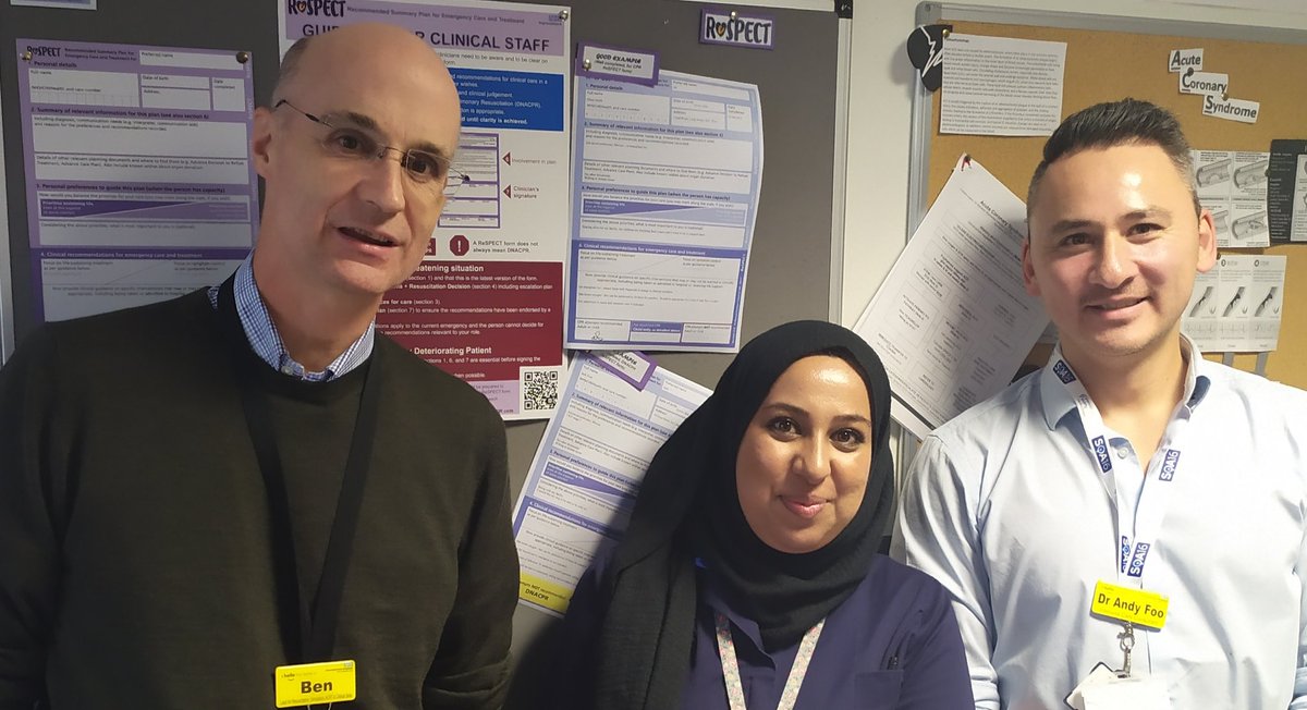 AndyFoo7's tweet image. Talked about #ReSPECTProcess to all wards at CGH. Some very engaging conversations with staff. Very positive reception. Special thank you to Homairah, @GauntV and Ben King. @gloshospitals @One_Glos @GlosHealthNHS @mdoc77 #haveaconversation #ReSPECTWest @WEAHSN @hannah_hrca