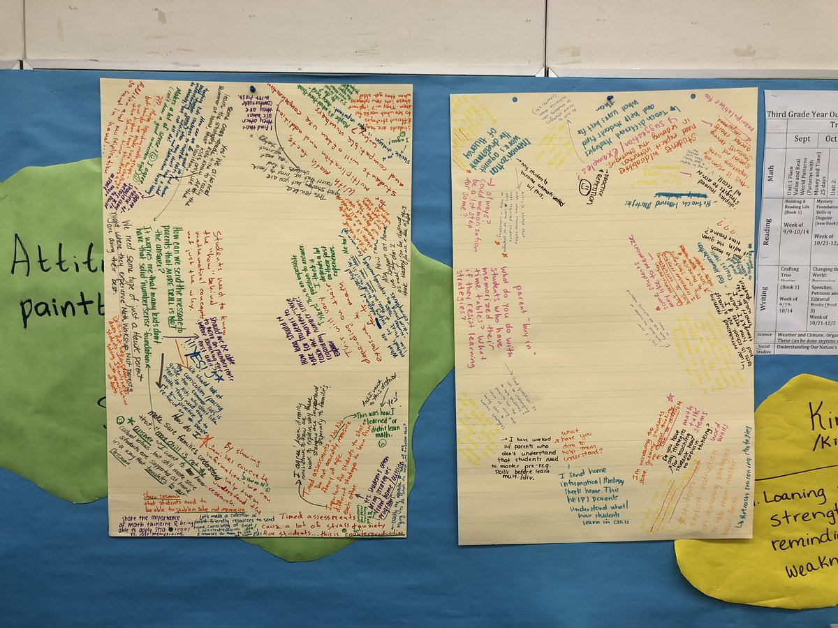 Hawk third grade teachers participating in a discussion and share around best practices for teaching math facts. #wwprsd #neverstoplearning <a href="/maureenmulhall/">Maureen Mulhall</a> <a href="/BuellPatricia/">Patricia Buell</a> @pearsonwwp