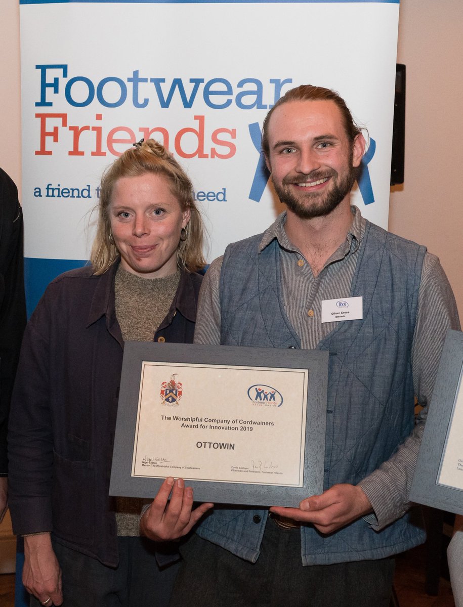 Many congratulations to <a href="/ottowinuk/">OTTOWINFOOTWEAR</a>, worthy winners of the Cordwainers Award for Innovation at the @FootwearFriends Awards 2019