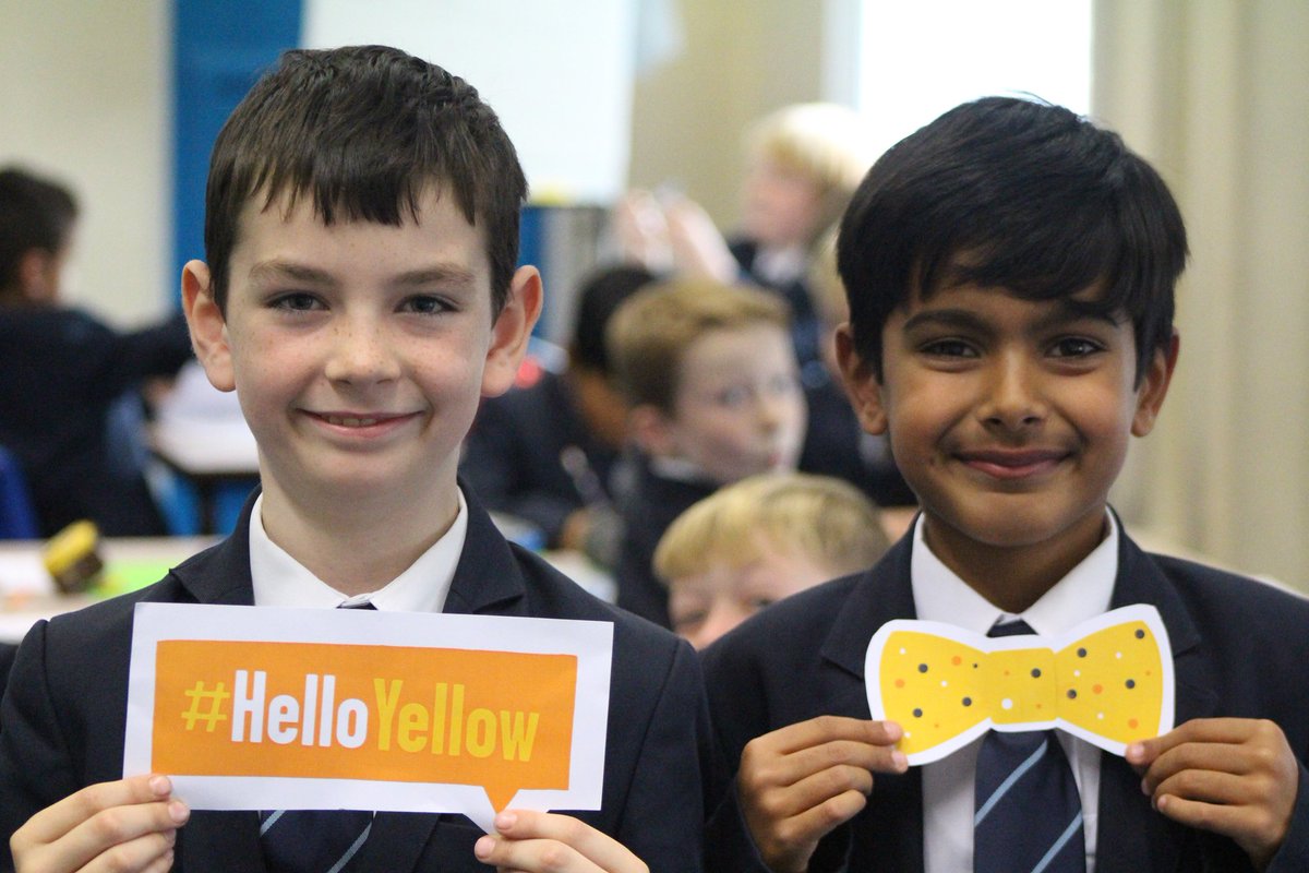 Bury Grammar Boys (@bgsboys) on Twitter photo BGS pupils and staff came dressed in various items of yellow clothing today to celebrate the #Helloyellow campaign as part of World Mental Health Day.
<a href="/YoungMindsUK/">YoungMinds</a> BGS pupils and staff came dressed in various items of yellow clothing today to celebrate the #Helloyellow campaign as part of World Mental Health Day.
<a href="/YoungMindsUK/">YoungMinds</a>