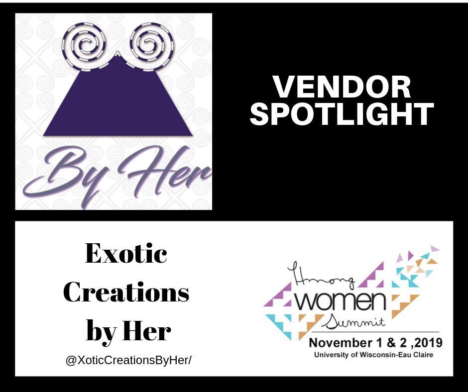 hwstaproject's tweet photo. VENDOR SPOTLIGHT
@ExoticCreationsByHer will be a vendor at the 2019 Hmong Women Summit. They will be featuring a beautiful contemporary jewelry line inspired by traditional Hmong jewelry.
#hmongwomensummit #leadership #criticallearning #hmongwomen #vivncaushmoob https://t.co/DhCw6M9npQ