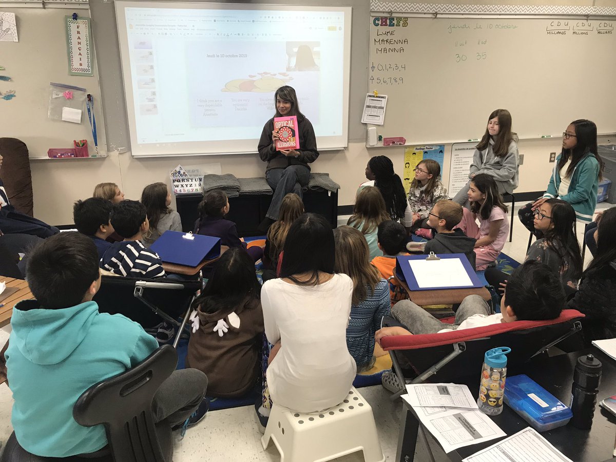 megstweis's tweet photo. Thank you to parent Karina for joining us this morning and reading an optical illusion book. Is seeing believing?? @OLOPecsd #ReadInWeek https://t.co/pi9o7kFntv