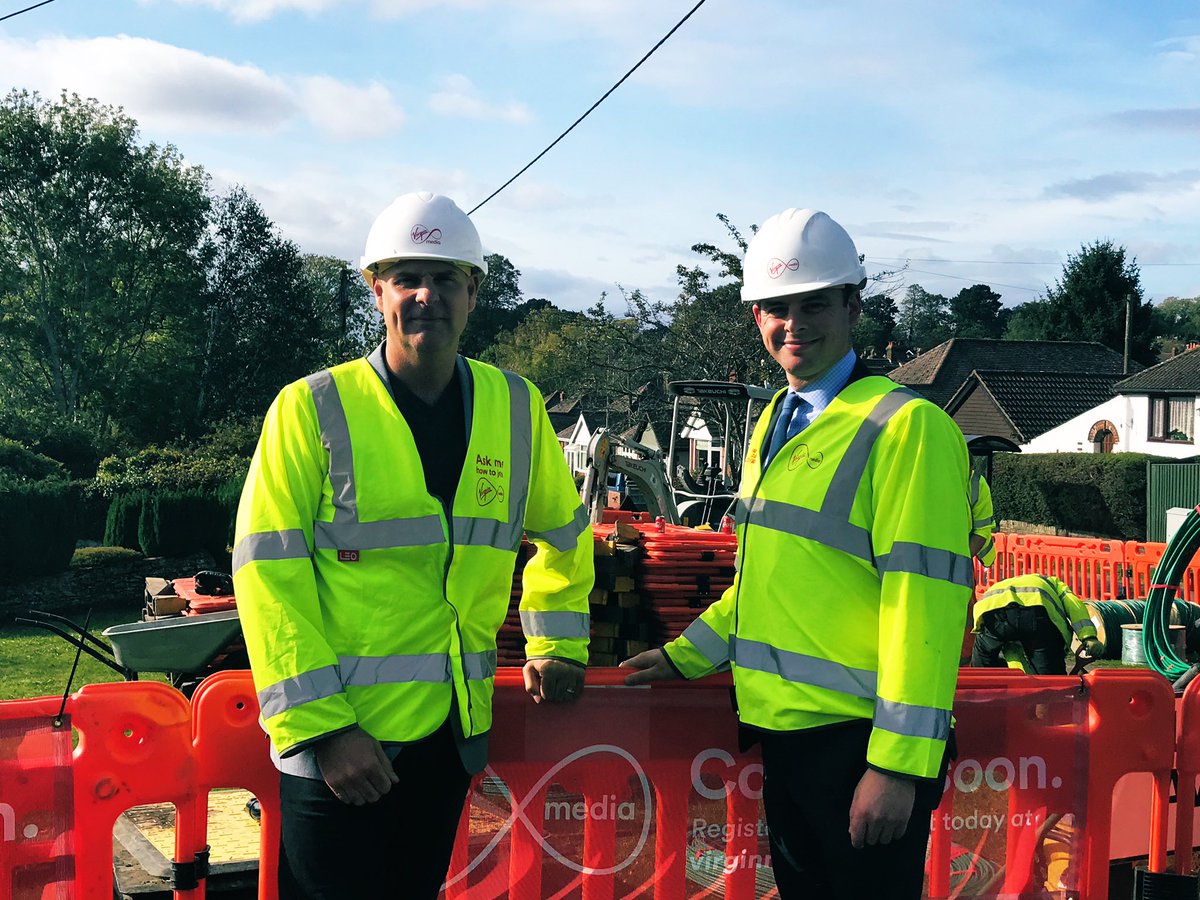 Virgin Media Corporate (@virginmediacorp) on Twitter photo Fantastic to welcome Digital Minister <a href="/mattwarman/">Matt Warman</a> to our Project Lightning build in Bishopstoke today. 6000 homes will be passed with full fibre bringing gigabit speeds to the area - 20x faster than the local average ⚡️🏘 Fantastic to welcome Digital Minister <a href="/mattwarman/">Matt Warman</a> to our Project Lightning build in Bishopstoke today. 6000 homes will be passed with full fibre bringing gigabit speeds to the area - 20x faster than the local average ⚡️🏘