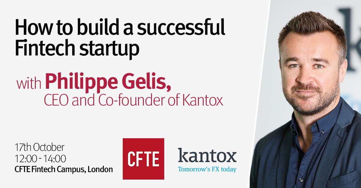 kantox's tweet photo. 📅 Kantox CEO and co-founder, @Pgelis, is hosting a session on 17th Oct at the @CFTE_Edu campus, titled 'How to Build a Successful Fintech'.
If you'd like to attend, book your tickets here👉: https://t.co/IEEw5YM9oR
#Fall4Fintech #CFTECampus @Level39CW https://t.co/OttQzCAurt
