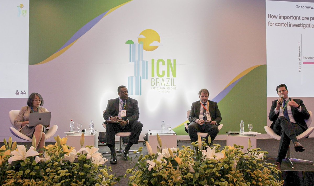 IntCompNetwork's tweet photo. Competition enforcers discuss new tools for detection and analysis of cartels at the ICN Cartel Workshop 2019 in Brazil. Data-driven technology can be an ally of competition authorities to discover what has been hidden. #IntCompNetwork https://t.co/rjYAq19lgB