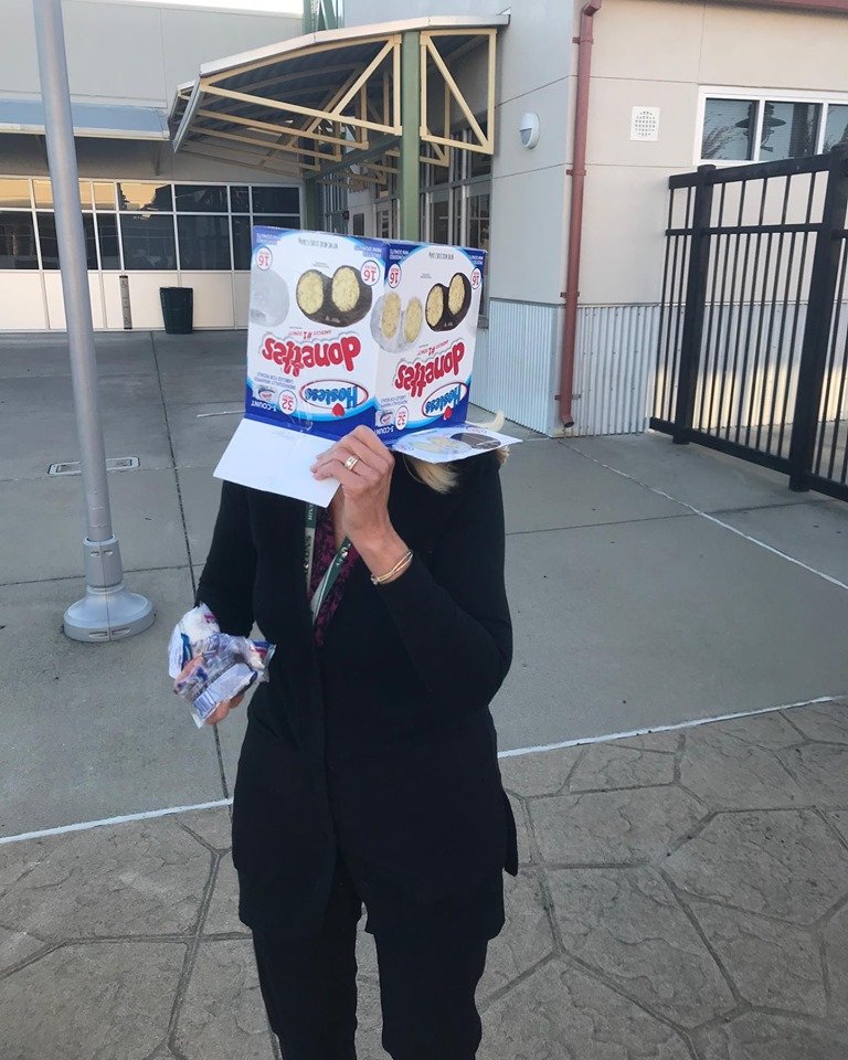 RVHSFalcons's tweet photo. Our staff wishing all the RVHS Falcons luck on midterms today! Donut you wish it was over already? 🙃🖤💚 #RVHS #RiverValley #RiverValleyHighSchool #RiverValleyFalcons #FalconPride #GreenandBlack #Falcons #FlaconFreaks #FalconFreak https://t.co/skGGnQdNUE