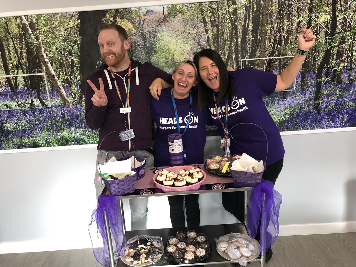 Patients and staff enjoyed having tea, cakes and music, celebrating world mental health day #WorldMentalHealthDay2019 #raisingawareness #wayneandhannahsinfamouscupcakes #vegancupcakes <a href="/withoutstigma/">SPFT - No longer in use</a> #notjustajob