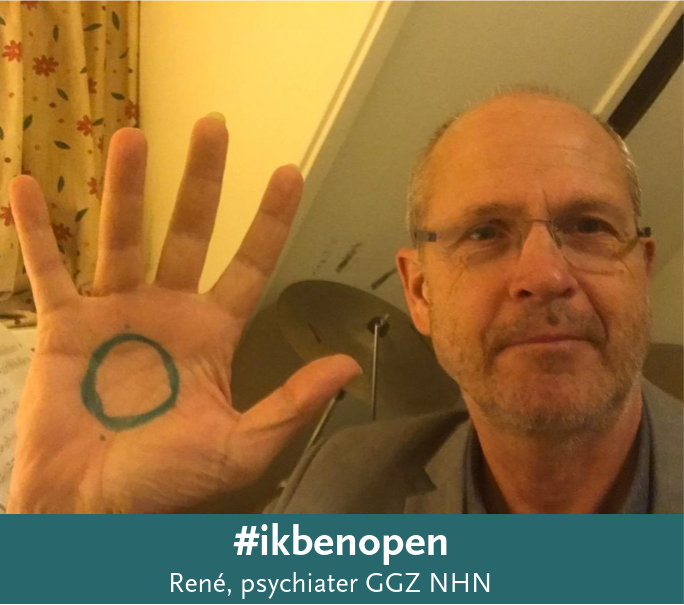 Bij GGZ NHN stimuleren we ook onze behandelaren met ervaringskennis hier open over te zijn. René Keet, psychiater bij GGZ NHN is een van hen, en is open over zijn kwetsbaarheid voor depressies. Doe jij ook mee met de #ikbenopen challenge? 
#ggz #worldmentalhealthday #openheid
