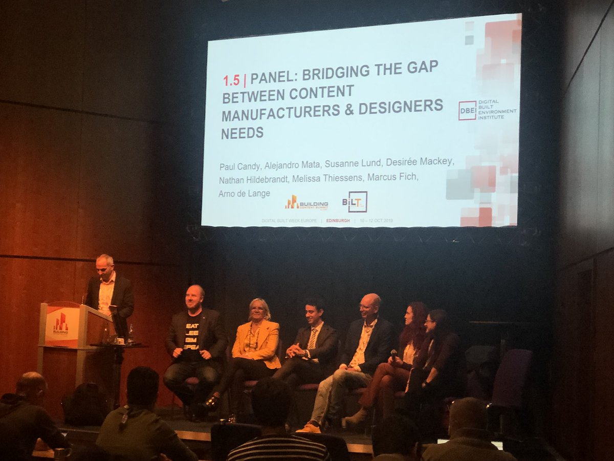 BuildConSum's tweet image. Panel Session: Bridging the Gap between Content Manufacturers &amp;amp; Designers Needs #BuildConSum #BILTeur