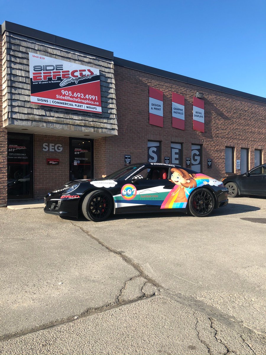 SideEffectsInc's tweet image. It was such a pleasure to work with #HumberviewMotorsports this week on a special project for the #ChildrensWish car rally!