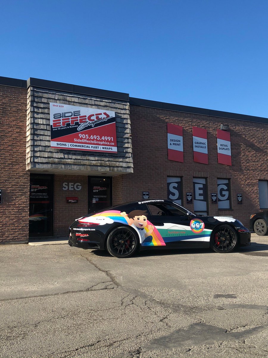 SideEffectsInc's tweet image. It was such a pleasure to work with #HumberviewMotorsports this week on a special project for the #ChildrensWish car rally!