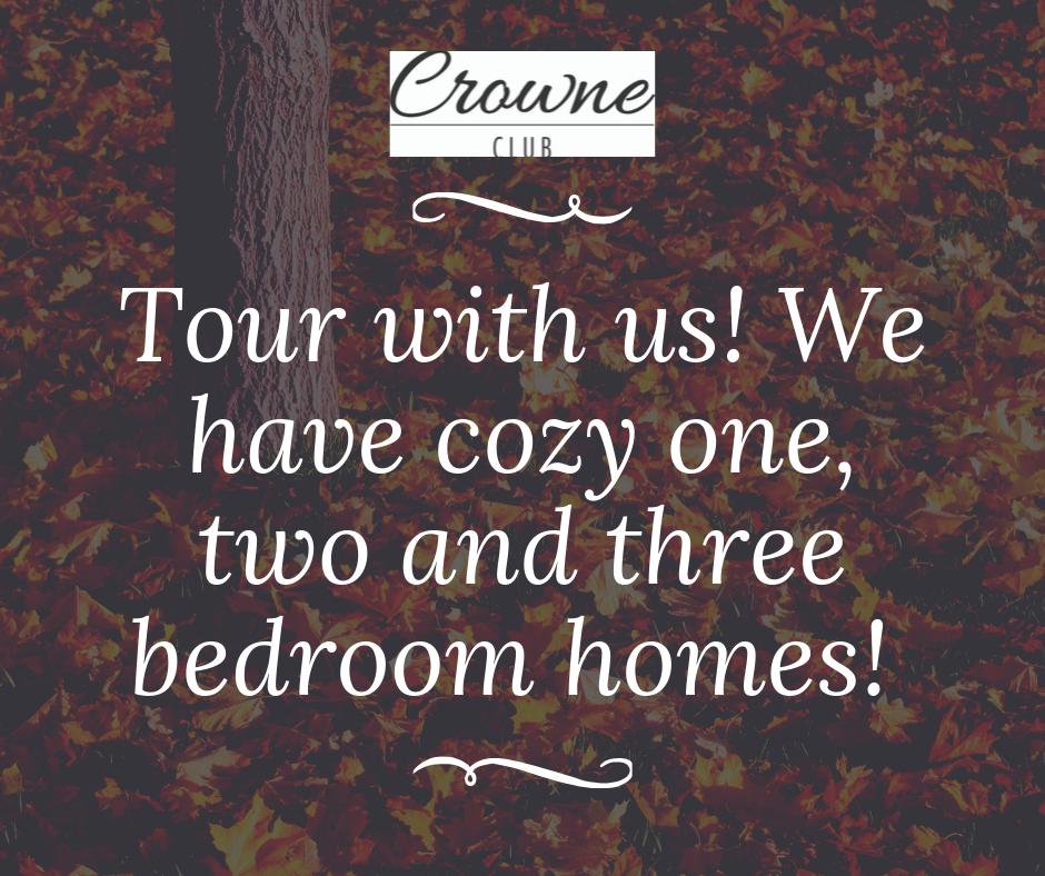 Come and tour with Crowne Club today! We can't wait to meet you! #CrowneClub #tourtoday