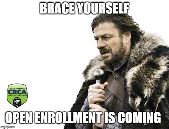 CRCAscreening's tweet photo. Who is ready? #openenrollment #hrprobs #hr #humanresources #hrmeme #officehumor #crca https://t.co/a7mDlzasXd