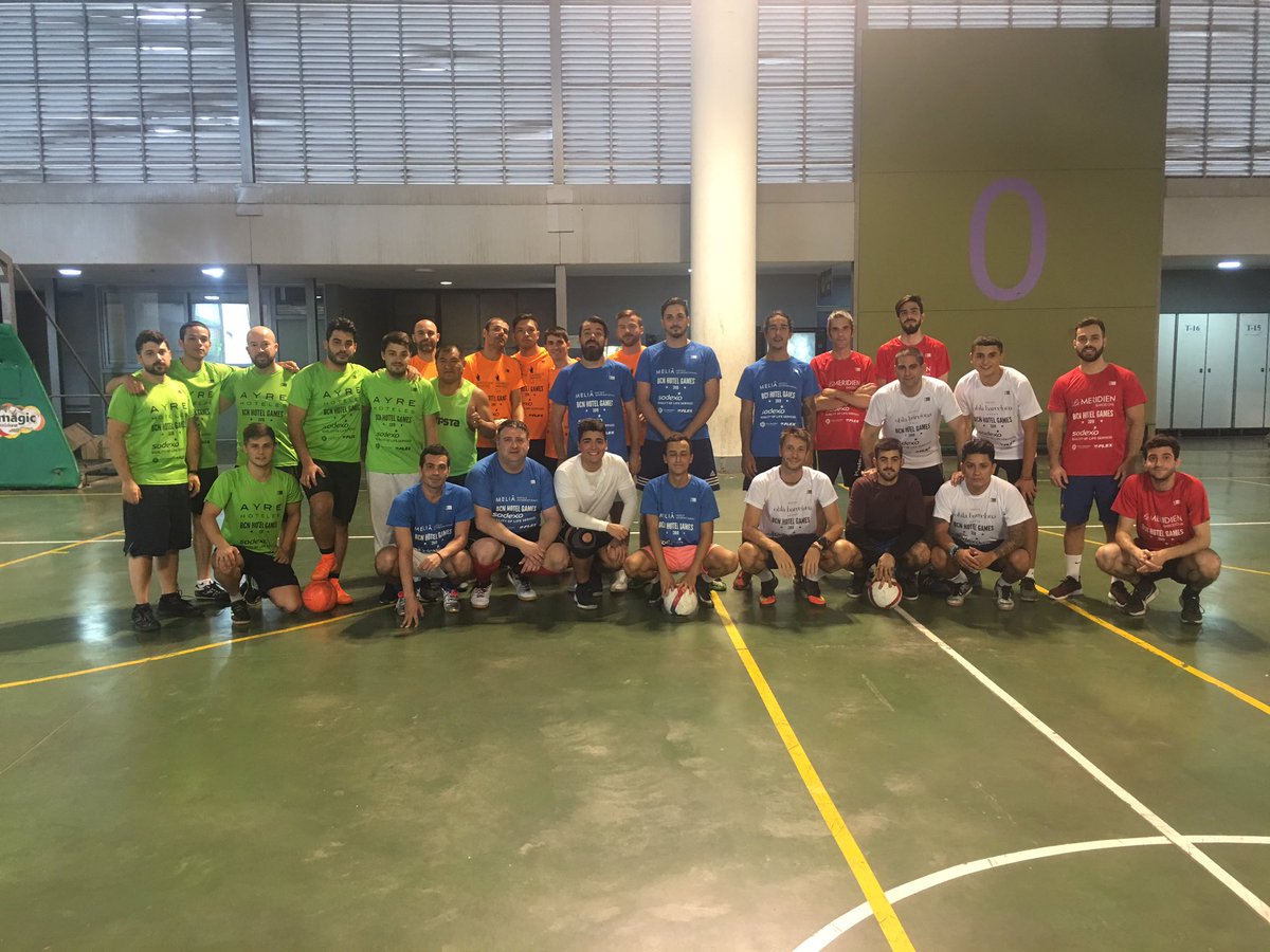 bcnhotelgames's tweet photo. Los equipos de los #hoteles #Ohlaeixample @MeliaHotelsInt @AyreHoteles #ohlabarcelona @bcnprincess y @LeMeridienBCN participan en los @bcnhotelgames 2019 para promover el #teambuilding la #vidasaludable y la #solidaridad con @SalutMentalCat con el apoyo de @gremihotelsbcn https://t.co/Cwkrd12tvq