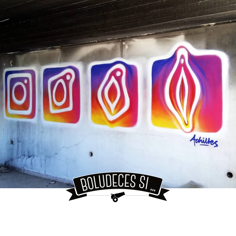 Colaboración: Achilles #boludeces #si #graffiti #instagram 🥃👌😂
