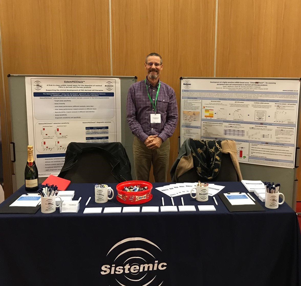 A great two days at ‘Safety of Stem Cell-Derived Therapies: Trends in Future Technologies’ in Edinburgh that Sistemic attended on October 7-8 2019.