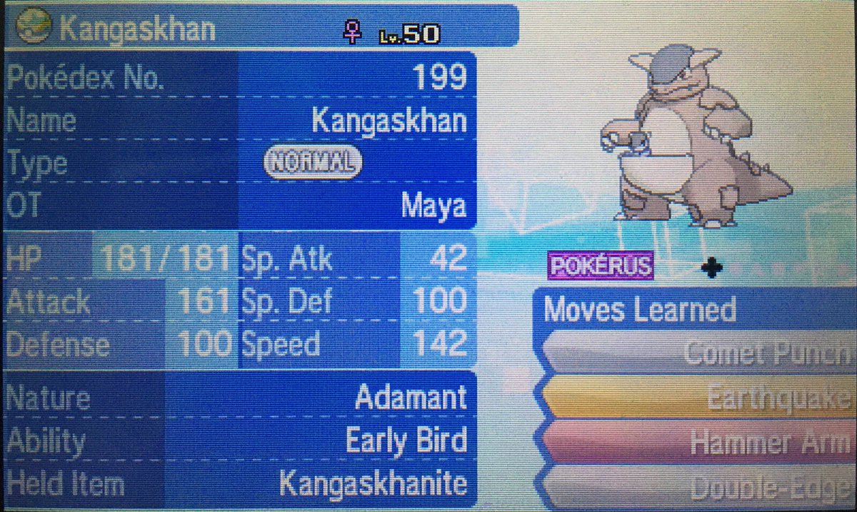 thief_and_cocoa's tweet image. #PokemonDistribution
#PokemonTrade
#ポケモン配布
 I'll give three person a Kangaskhan learned "Comet Punch " in the lottery.
 If you want this pokemon, retweet this tweet.
 The deadline is 0:00 (JST) on October 12.