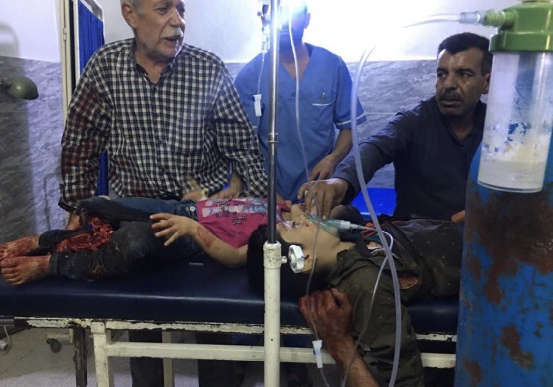 These are the “terrorists” Erdogan is talking about. Killing innocent Kurdish children. There is no war on terrorism, he is killing every minority in that area.