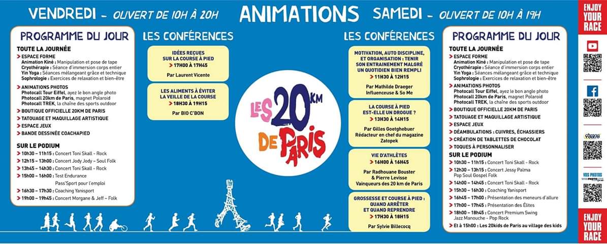 clairekine's tweet photo. Les #kinés seront représentés lors des conférences des #20kmdeparis !
L'excellente Sylvie Billecoq, spécialiste du périnée interviendra ce samedk à 17h30 :
Grossesse et course à pied : quand arrêter et quand reprendre ?
Nous serons aussi sur le village au stand kiné&amp;run @cnomk https://t.co/YKFbkLlsrL