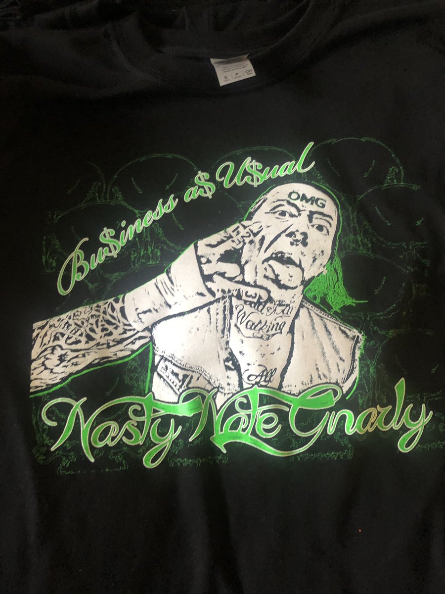 NGnarly's tweet photo. shirts are in 20$, youth and adult sizes #OMGson #PartywithGnarly #shirts #Wrestling #NateGnarly https://t.co/6eqQ4eTG03